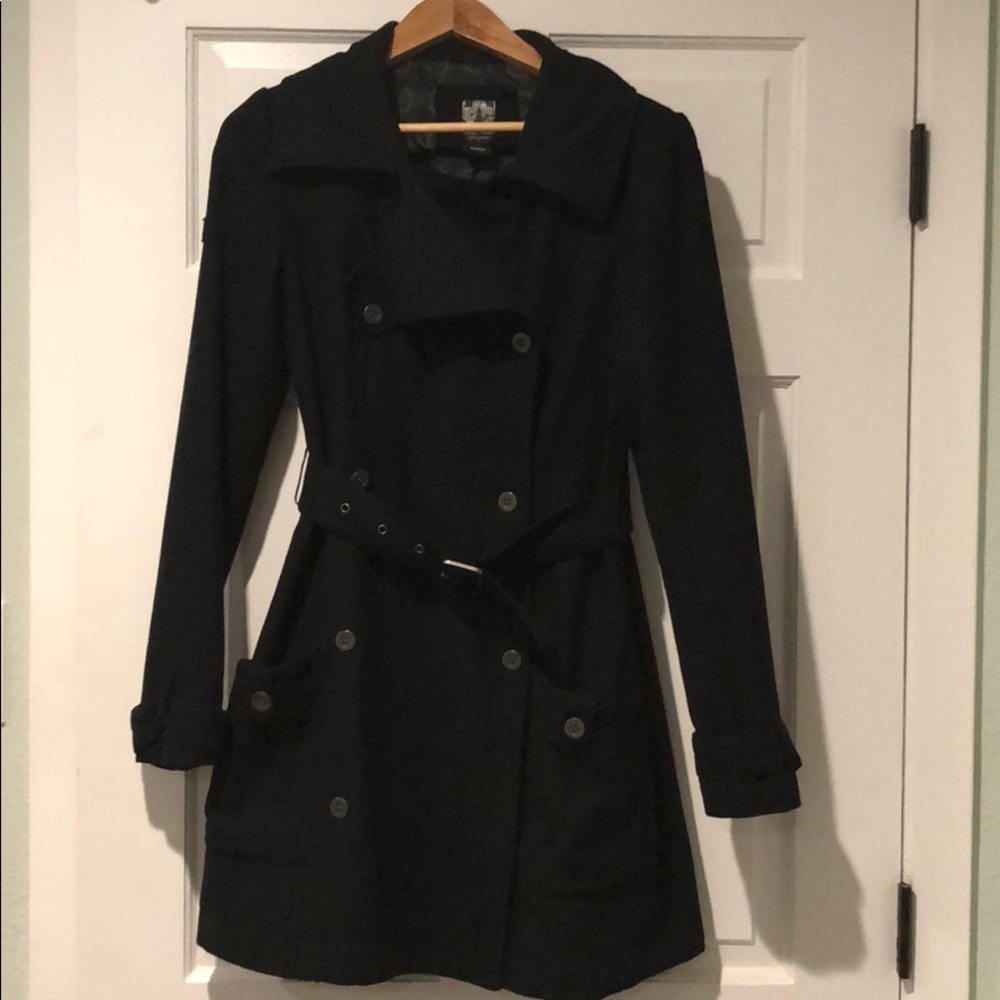 Oakley Peacoat trench sz S EUC